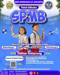 Yuk Daftarkan Putera-Puteri Ayah Bunda di SD Angkasa 12 Halim