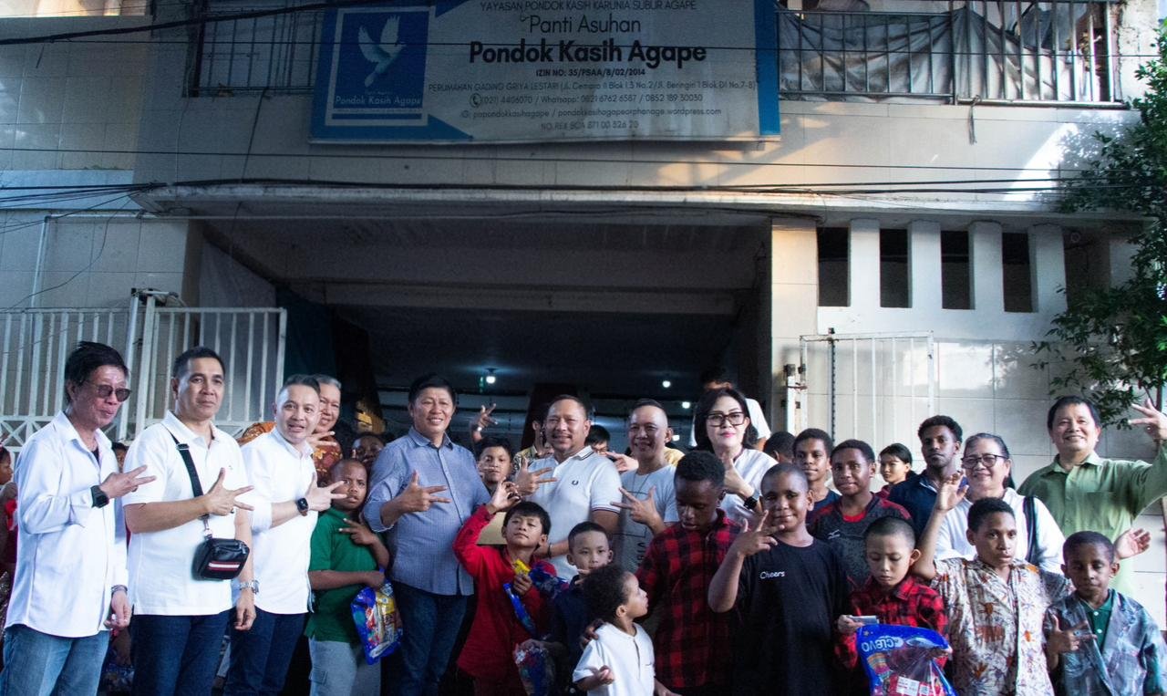 Wujud Syukur dan Kepedulian, Fernando Rorimpandey dan Erwin Karouw Pimpin Penyerahan Bantuan untuk Panti Asuhan Pondok Kasih Agape