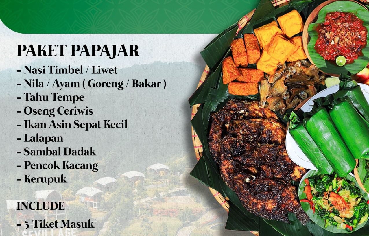 Paket Papajar Sevillage, Makan Bareng di Alam Terbuka Cuma Mulai Rp200 Ribuan untuk 5 Orang