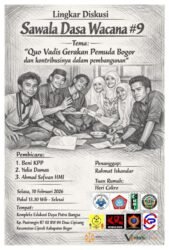Pemuda Bogor Diajak Refleksi Arah Gerakan, Sawala Dasa Wacana #9 Digelar 10 Februari 2026