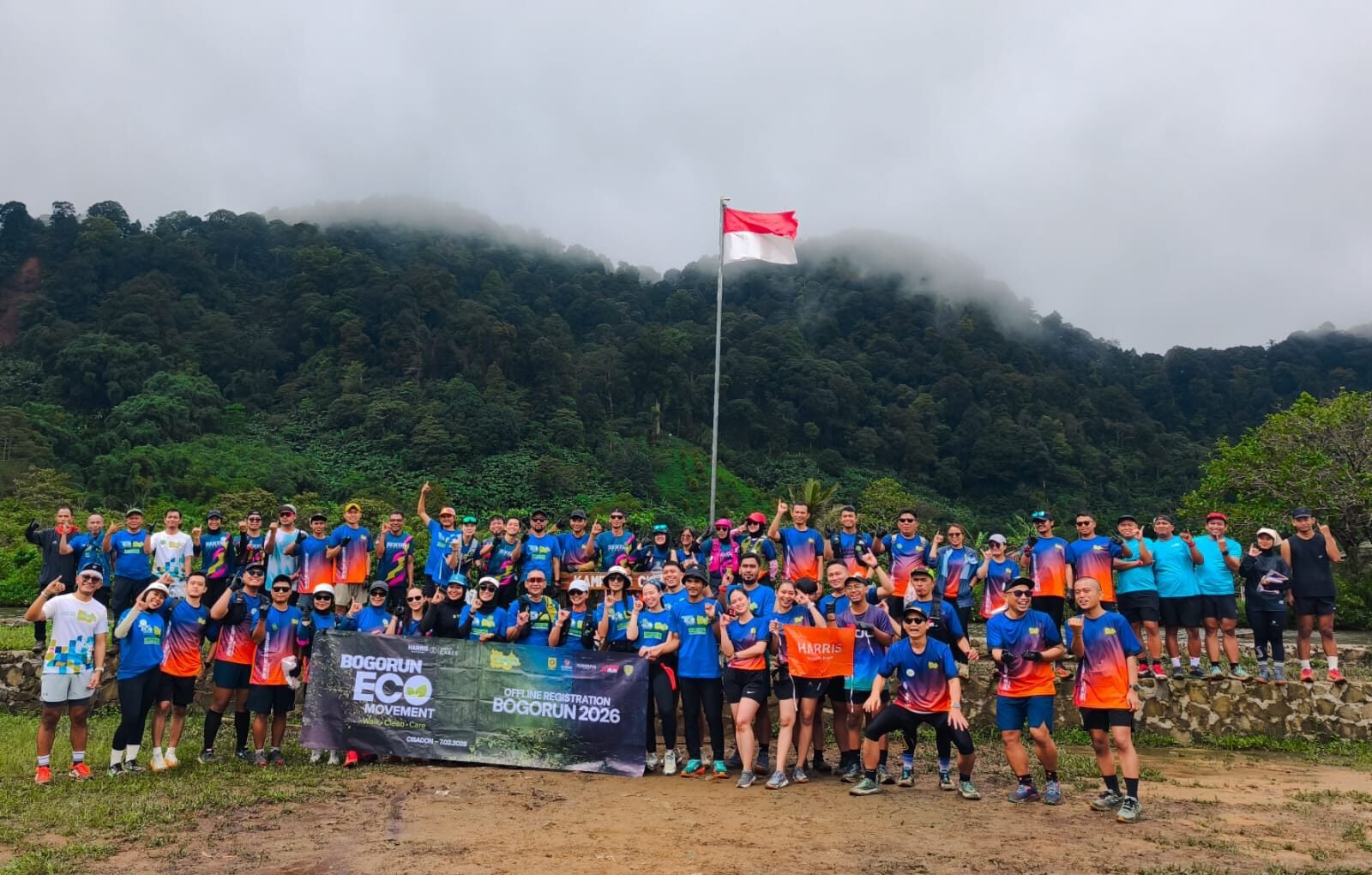 Run & Clean Bukit Cisadon, 100 Pelari Bogor Gabungkan Olahraga dan Aksi Bersih Lingkungan