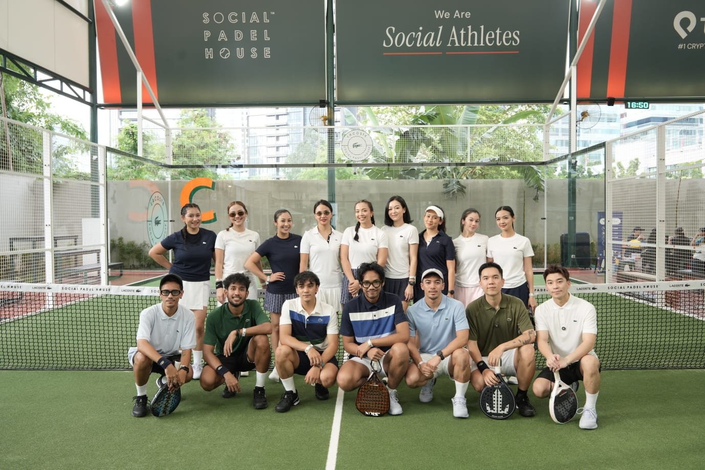 Lacoste Takeover Padel Court Pertama di Indonesia, Perkenalkan Gaya Sporty Elegan di Social Padel House