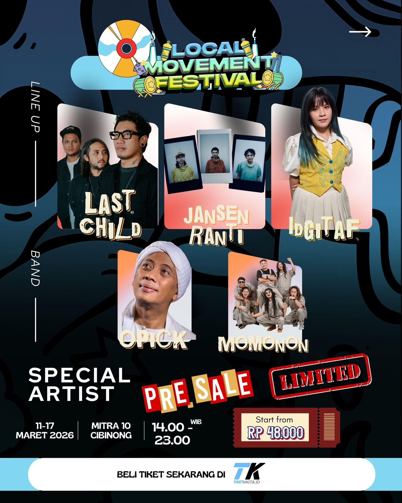 Local Movement Festival Hadir di Cibinong Bogor, Tiket Pre Sale Mulai Rp40 Ribuan