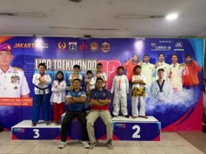 Atlet Muda Dojang Aselih Nanggala Club Borong 2 Emas di Liga Taekwondo DKI Jakarta Series 12