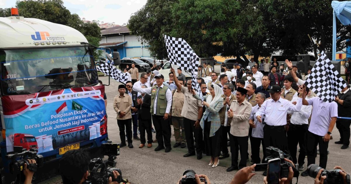 Beras Premium Indonesia Mulai Diekspor ke Arab Saudi, Bulog Kirim 2.280 Ton untuk Konsumsi Jemaah Haji