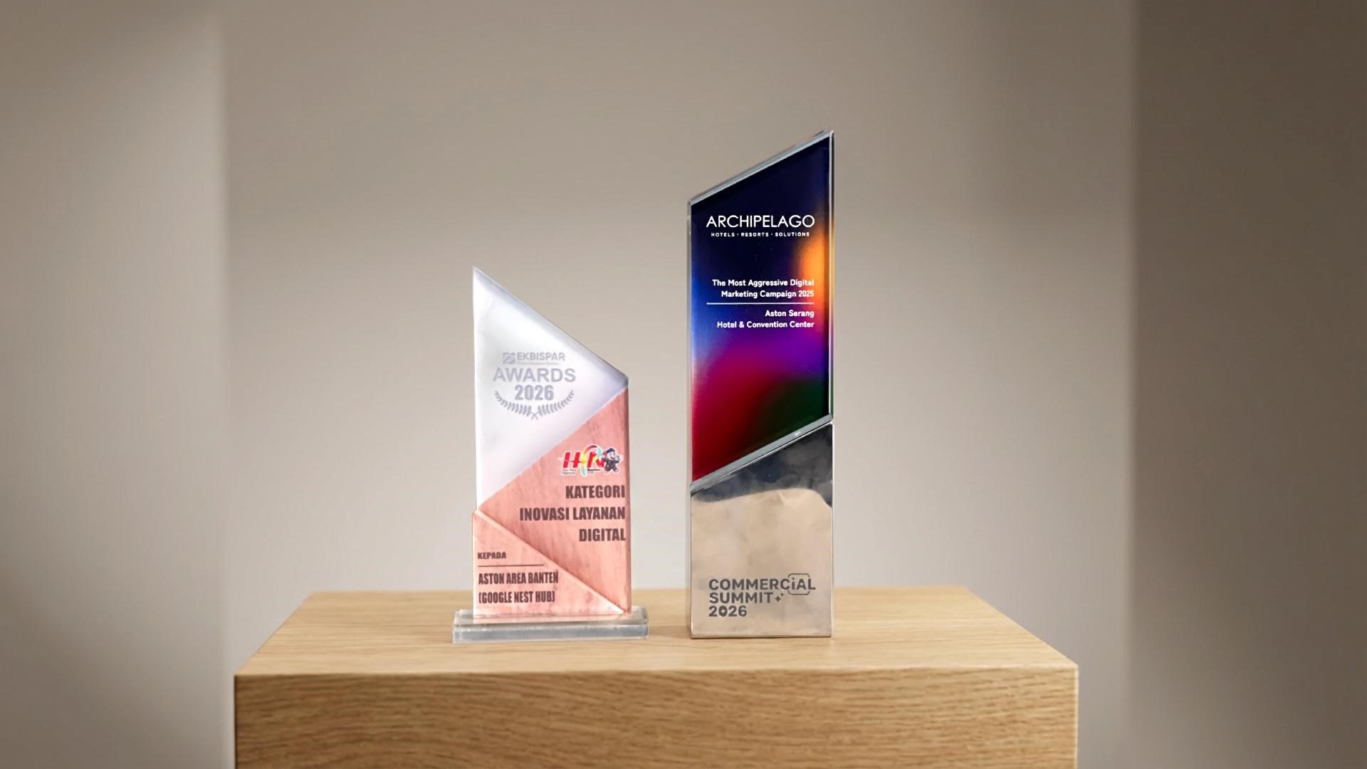 Aston Serang Raih Dua Penghargaan Bergengsi di Commercial Summit 2025 dan Ekbispar Awards