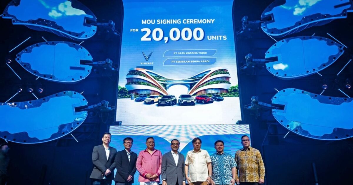 VinFast Gandeng Dua Perusahaan Transportasi Indonesia, Siapkan 20.000 Armada Listrik