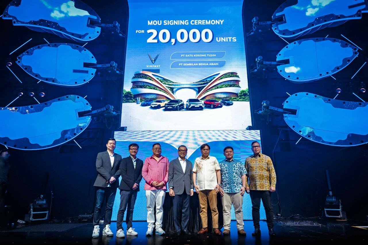 VinFast Gandeng Dua Perusahaan Transportasi Indonesia, Siapkan 20.000 Armada Listrik