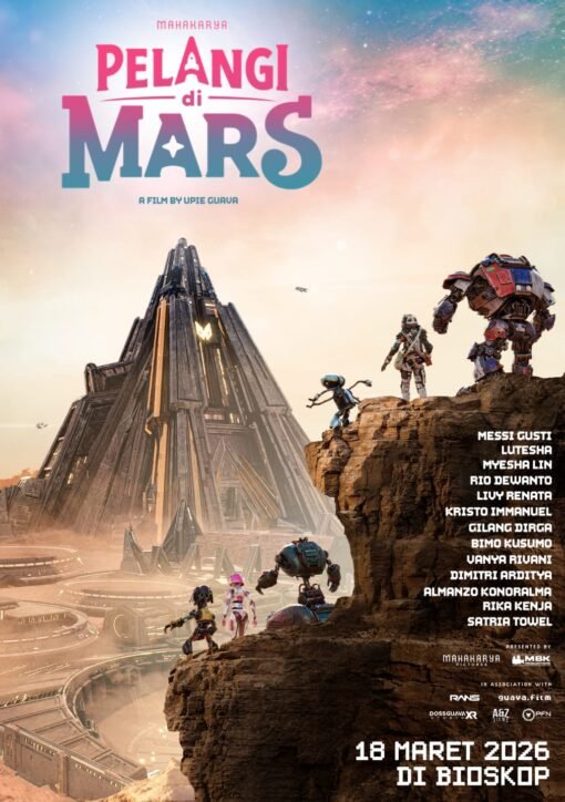 Poster Terbaru Film Pelangi di Mars Dirilis, Kisahkan Misi Anak Bangsa di Planet Merah