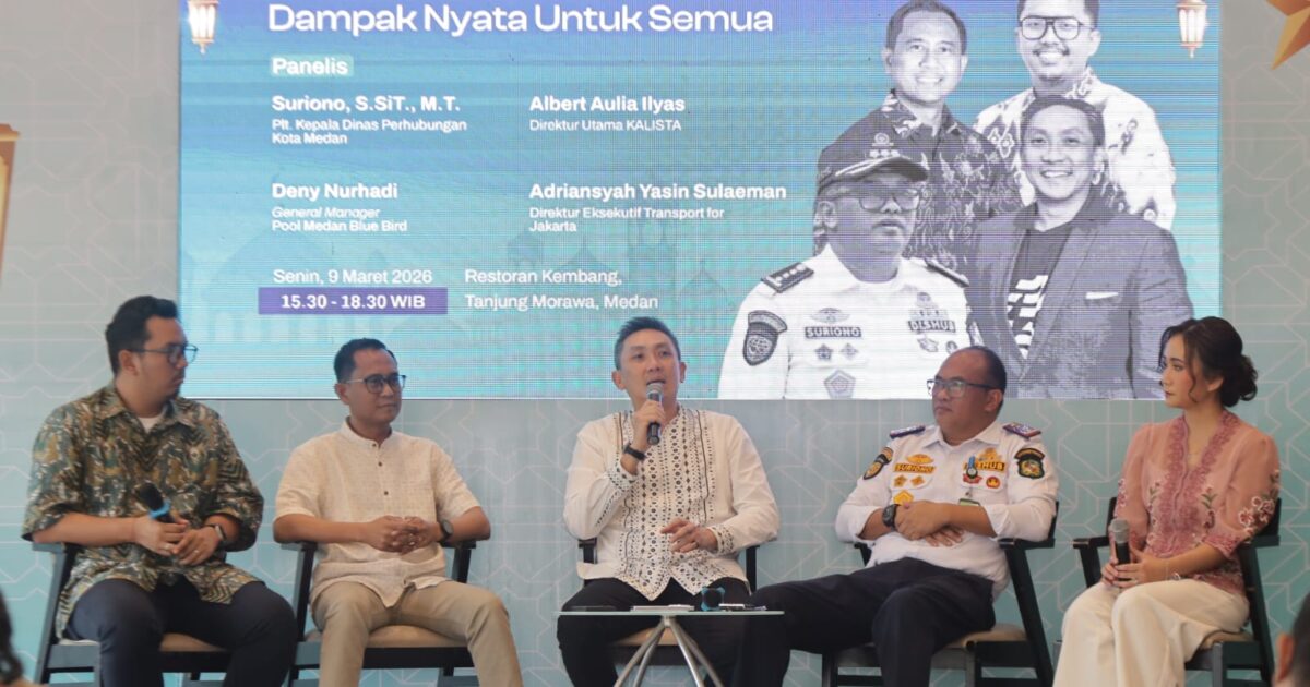 KALISTA Dorong Kolaborasi Percepat Transportasi Publik Listrik Lewat Forum Bincang Bus Listrik Medan