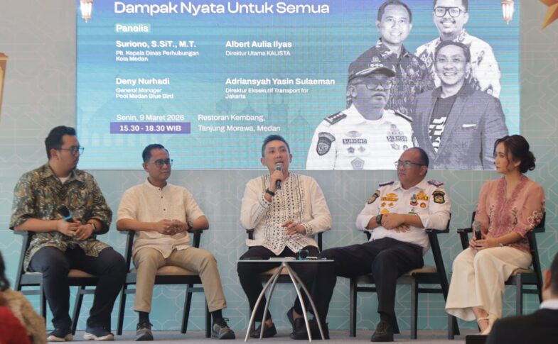 KALISTA Dorong Kolaborasi Percepat Transportasi Publik Listrik Lewat Forum Bincang Bus Listrik Medan