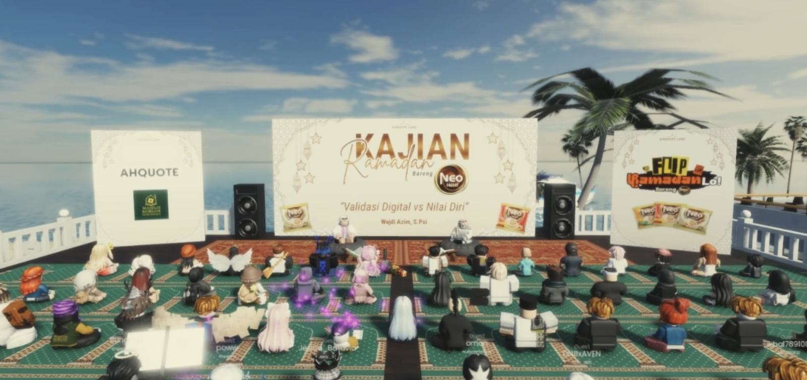 Ngabuburit di Metaverse, Neo Coffee Ajak Anak Muda Ikut Kajian Ramadan di Roblox