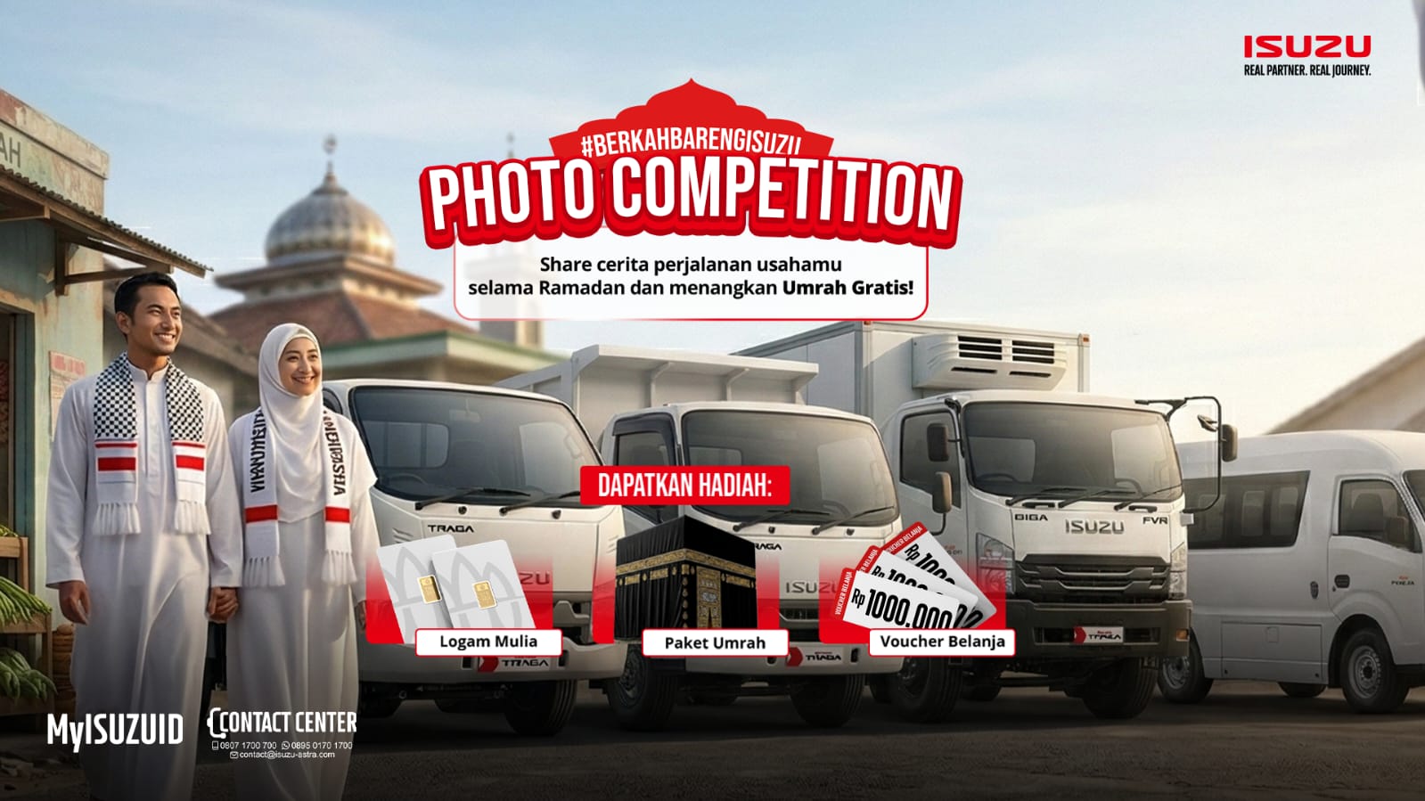Isuzu Ajak Pelanggan Berbagi Kisah Ramadan Lewat #BerkahBarengIsuzu, Hadiah Utama Umrah