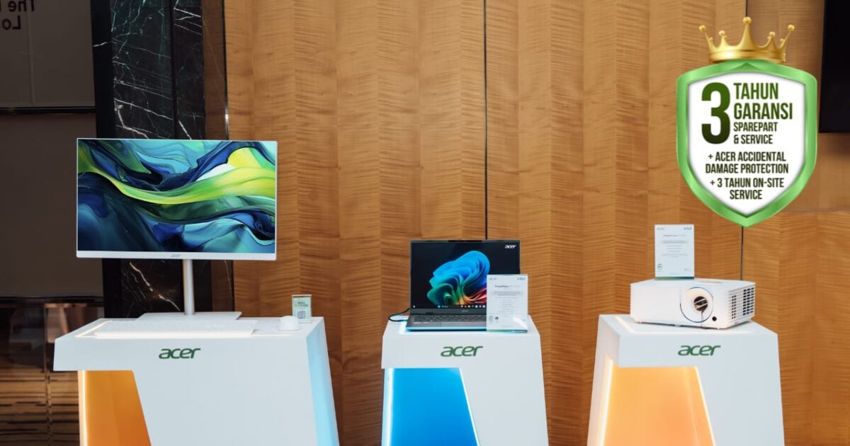 Beli Laptop Acer Makin Tenang, Garansi 3 Tahun dan Teknisi Bisa Datang ke Lokasi