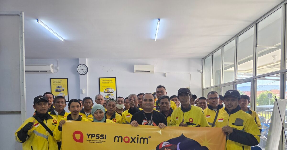 Maxim Gorontalo Perkuat Solidaritas Ramadan Lewat Sembako dan BHR untuk Mitra