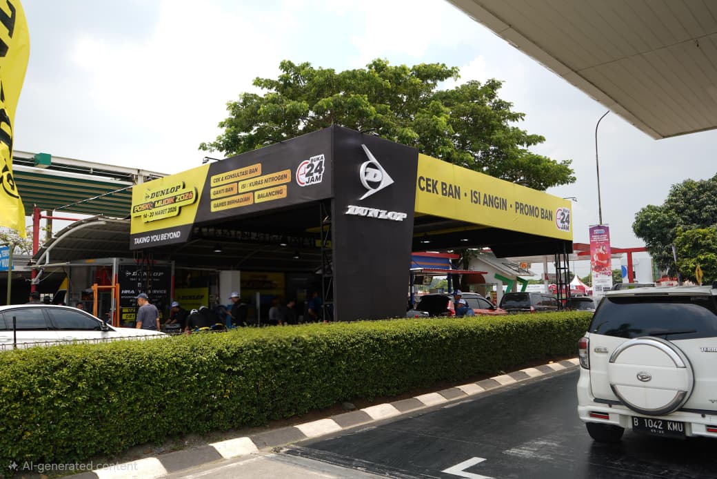 Mudik Lebaran Makin Tenang, DUNLOP Buka Posko 24 Jam dengan Layanan Ban Gratis