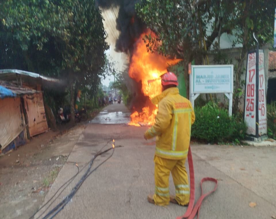Kebakaran Warung Madura di Cidokom Bogor, Pemilik Alami Luka Bakar