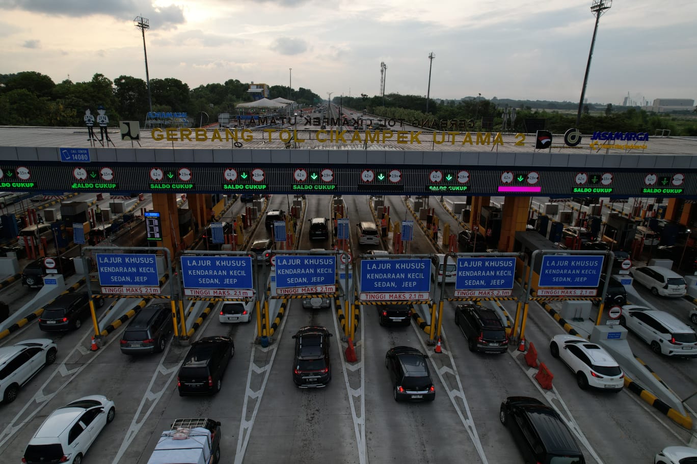 MLFF Jadi Solusi Kemacetan Gerbang Tol Saat Mudik Lebaran 2026, Tak Perlu Lagi Tap E-Toll