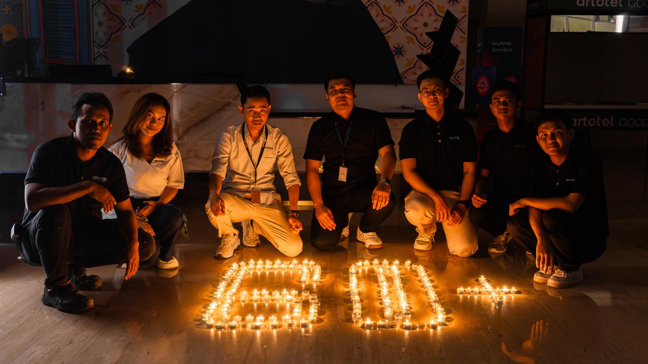 ARTOTEL Harmoni Jakarta Padamkan Lampu Saat Earth Hour 2026