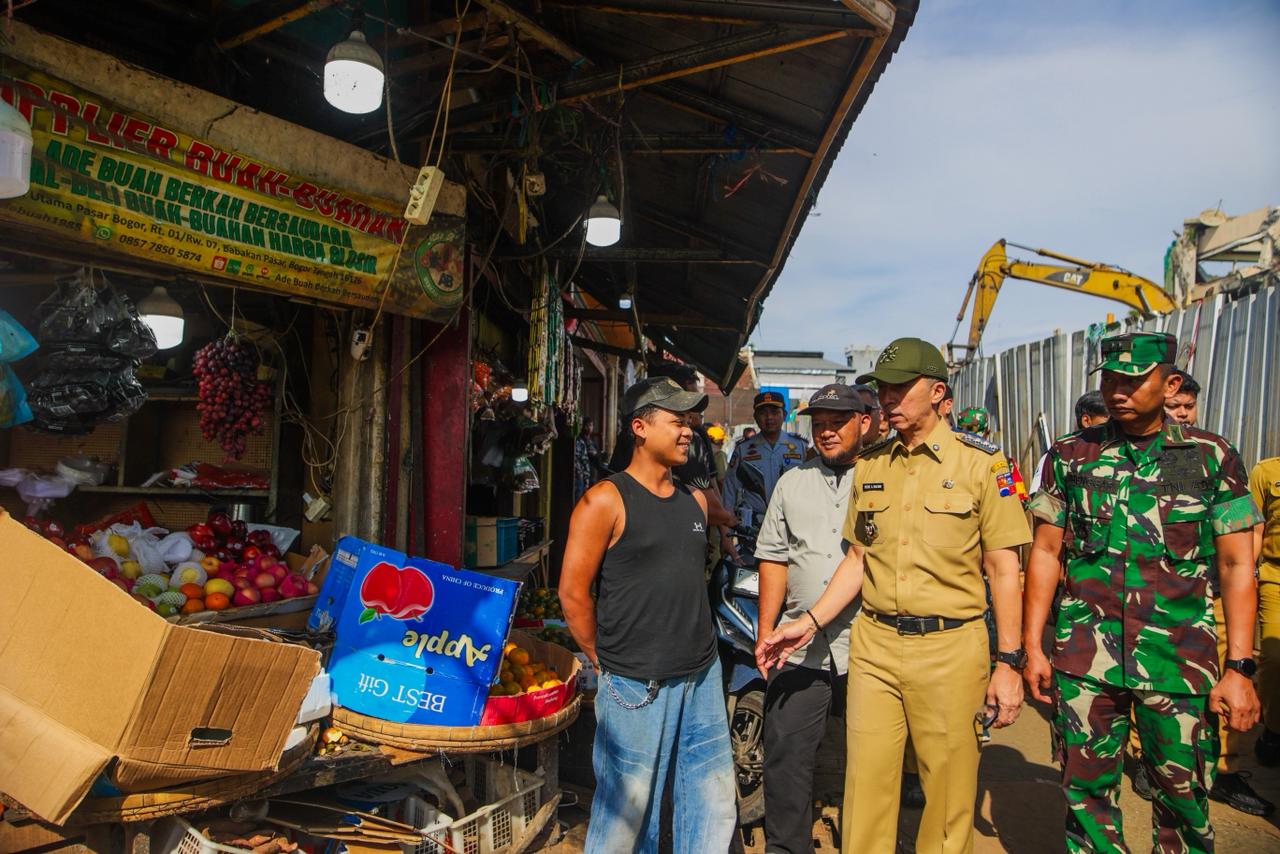 Pemkot Bogor Tertibkan Surya Kencana, Pedagang Diminta Patuhi Aturan