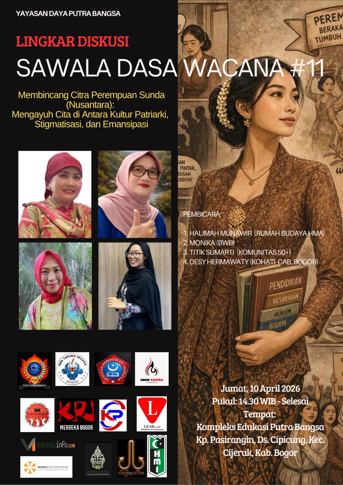 Sawala Dasa Wacana #11: Membincang Citra Perempuan Sunda di Tengah Arus Zaman