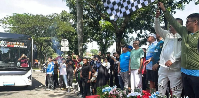 Bus Listrik Gratis di Bogor Mulai Jalan, Warga Bisa Coba Rute Bojonggede–Sentul City