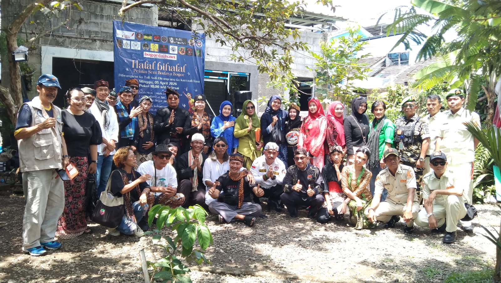 Halal Bihalal Pegiat Seni Bogor Raya di Imah Hejo, Perkuat Silaturahmi dan Ruang Kreasi