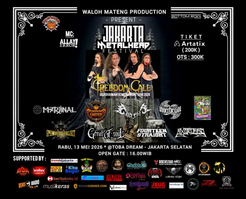 Freedom Call Siap Guncang Jakarta, Happy Power Metal Menggema