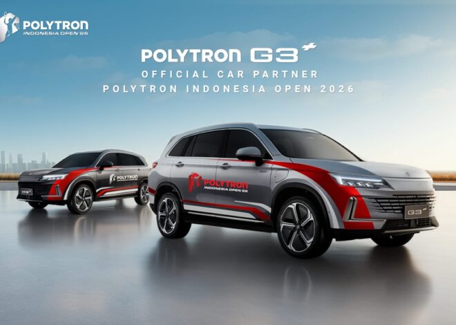 Keren! Polytron G3+ Jadi Mobil Resmi Indonesia Open 2026, Dukung Atlet Dunia