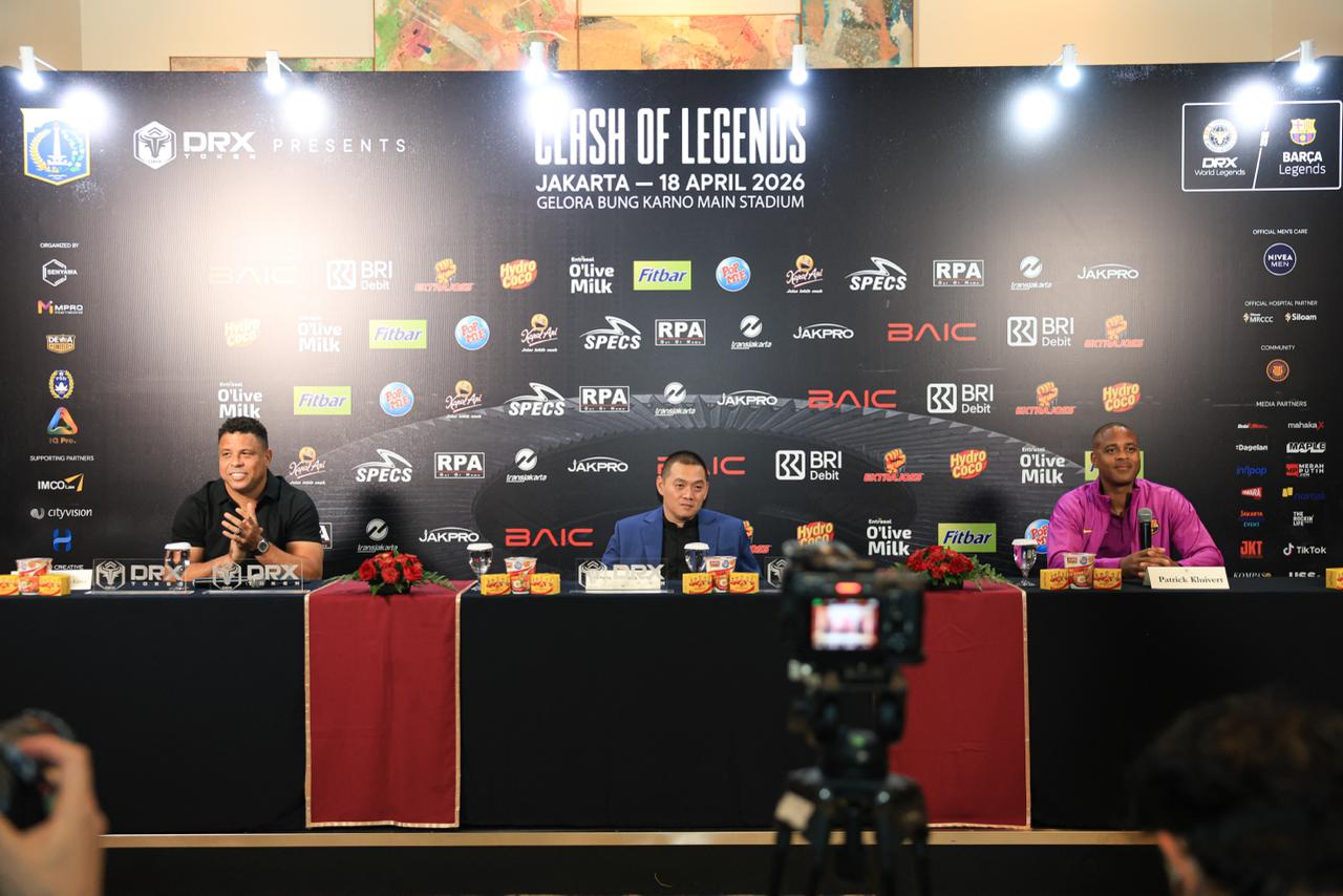 Clash of Legends Jakarta 2026: Ronaldo dan Kluivert Siap Bangkitkan Nostalgia di GBK