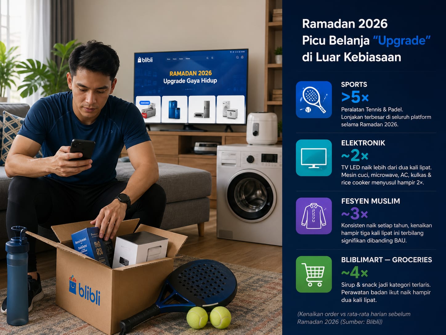 Bukan Sekadar Kebutuhan, Ramadan 2026 Ubah Cara Orang Indonesia Berbelanja