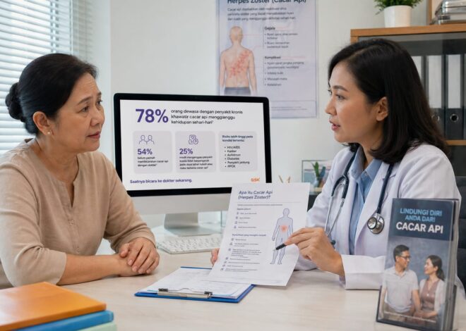 78% Penderita Penyakit Kronis Khawatir Cacar Api, Namun Minim Konsultasi Dokter