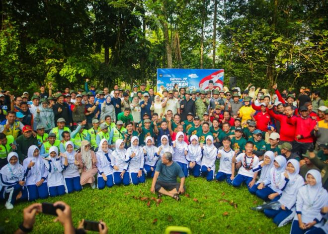 Gerakan Indonesia ASRI Digelar di Bogor, 700 Peserta Turun Bersihkan Situ Gede