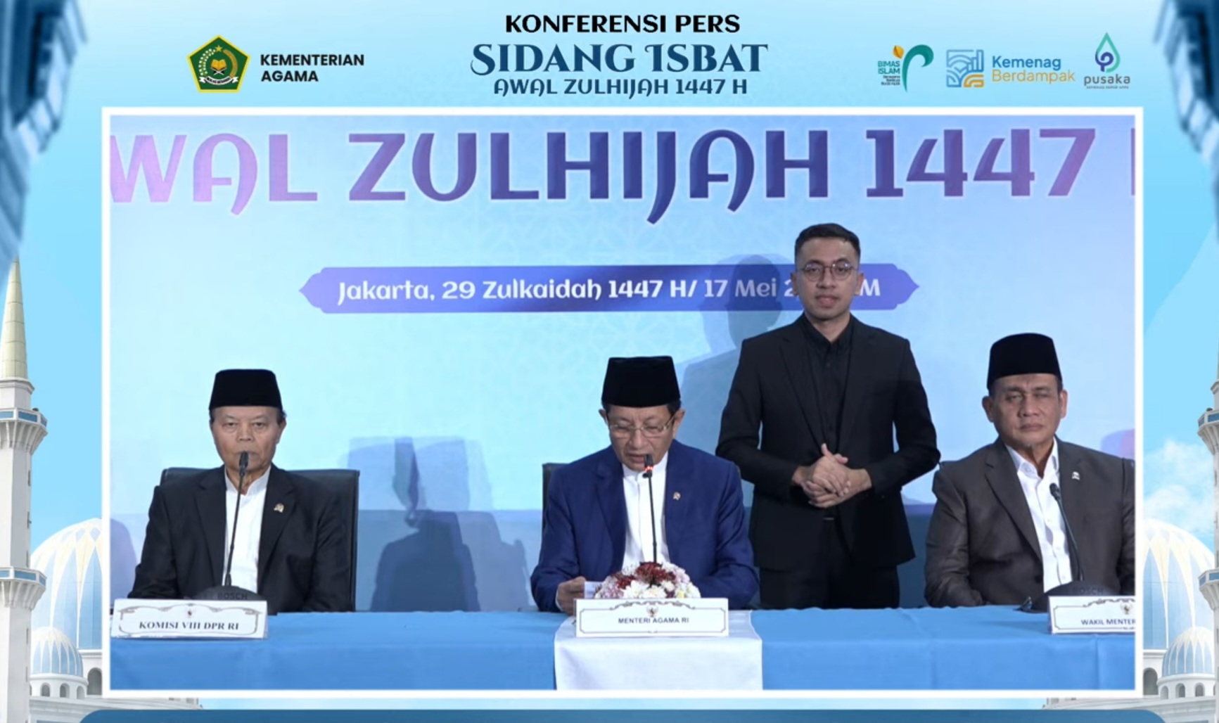 Pemerintah Resmi Tetapkan Idul Adha 1447 H Jatuh pada 27 Mei 2026