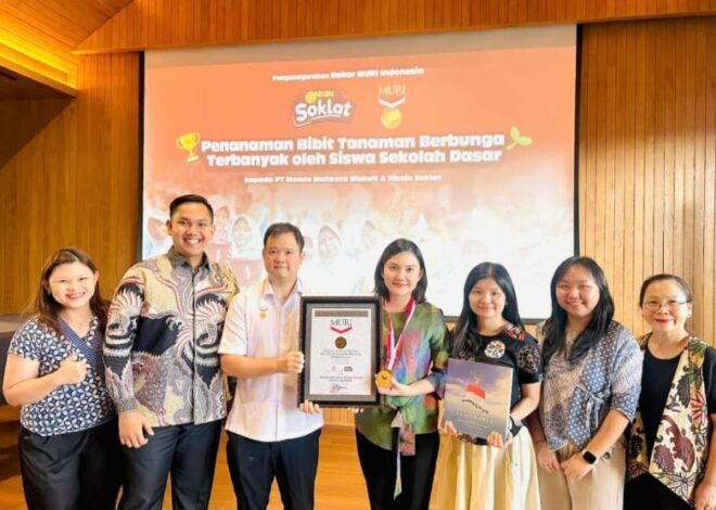 Gerak untuk Bumi! Ribuan Siswa SD Bikin Rekor MURI Bareng Nissin Soklat