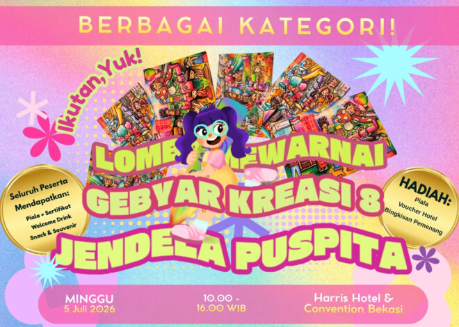 Gebyar Kreasi Jendela Puspita 2026 Hadir di Bekasi, Ajang Seru Asah Kreativitas Anak