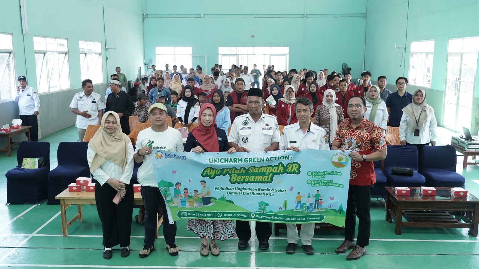 Unicharm Edukasi Pilah Sampah di Karawang untuk Dukung Pengurangan Sampah Nasional 2029