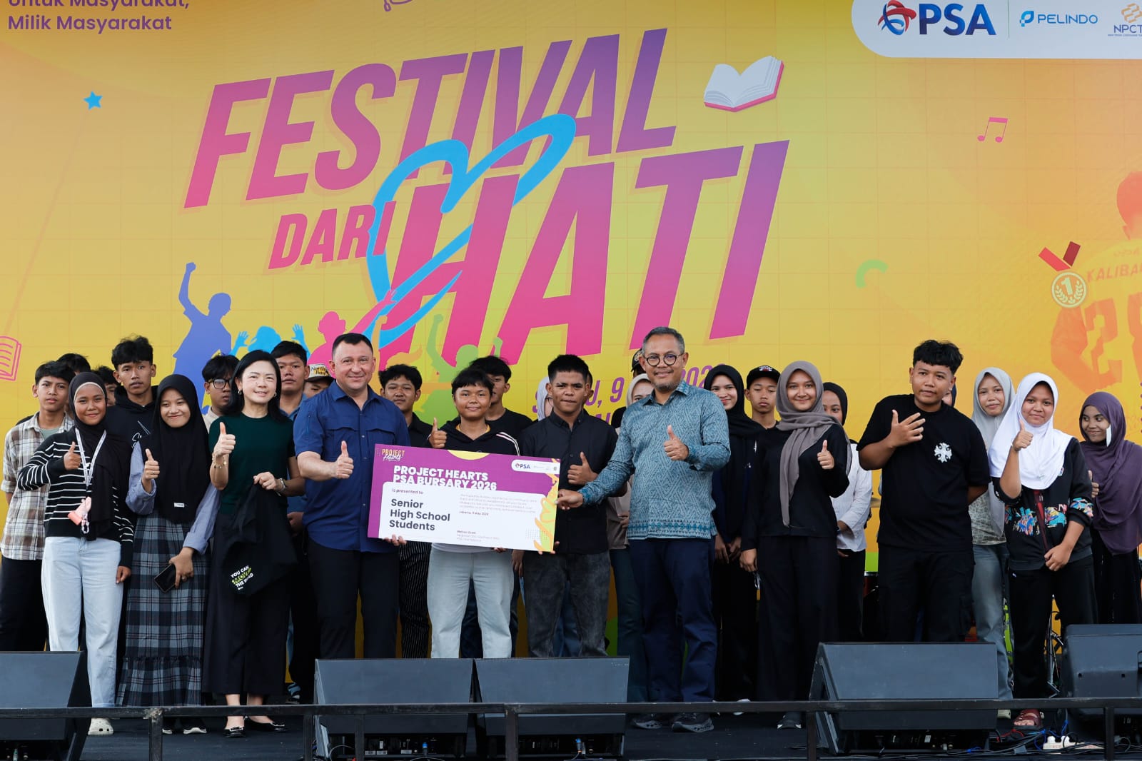 PSA Indonesia Salurkan Bantuan Pendidikan untuk 90 Pelajar di Kalibaru