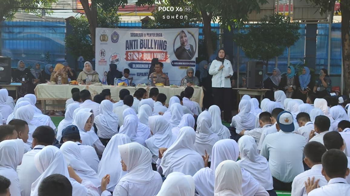 Polres Metro Jakarta Barat Gandeng LPSK Cegah Bullying di SMPN 186 Kalideres