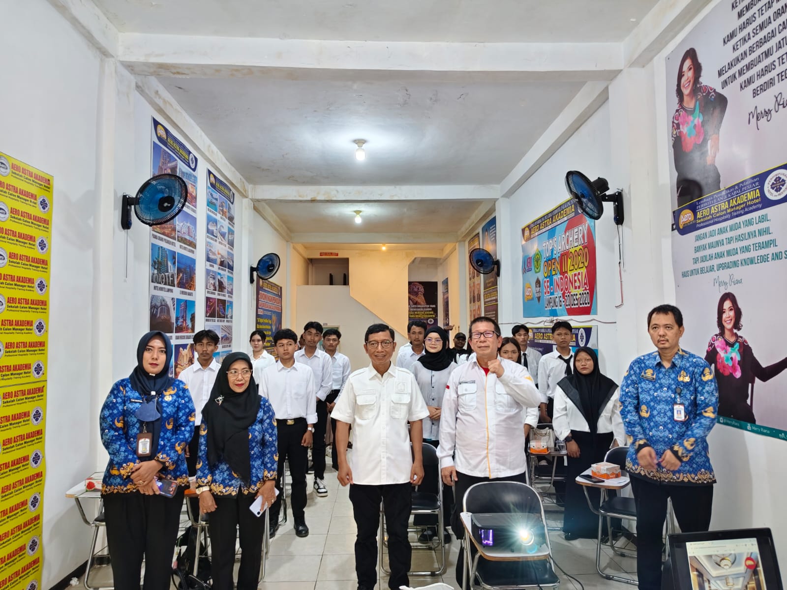 Dinas Tenaga Kerja Tulang Bawang Apresiasi Aero Astra Akademia
