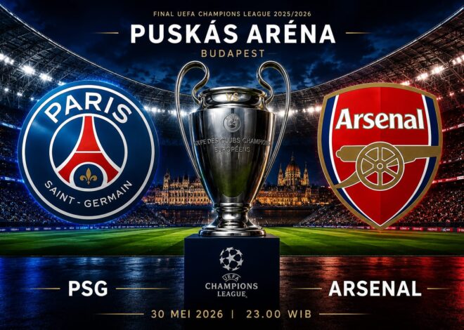 PSG vs Arsenal: Duel Penentuan Takhta Eropa di Final Liga Champions 2026