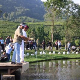Talaga Saat Jadi Pusat Gerakan Lingkungan, Ribuan Ikan dan Ratusan Burung Dilepasliarkan