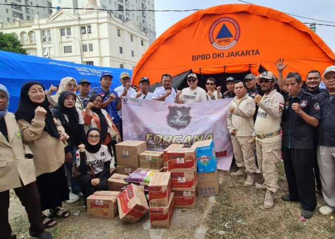 Peduli Sesama, FORSA dan FORGANA Bantu Warga Terdampak Kebakaran Pasar Jiung