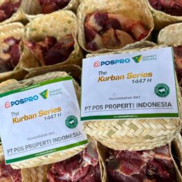 Iduladha 1447 H, PT Pos Properti Indonesia Berbagi untuk Warga Terdampak Galodo di Sumbar