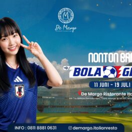 De Margo Italian Resto Hadirkan Nobar Bola Gembira 2026, Temani Keseruan Piala Dunia dengan Promo Menarik