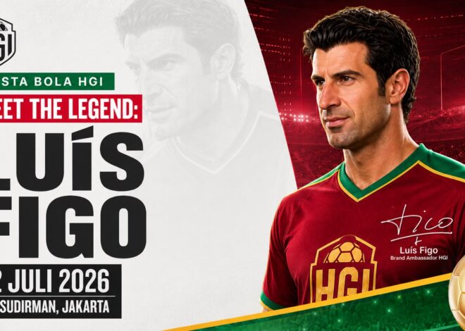 Legenda Sepak Bola Dunia Luís Figo Bakal Meriahkan Puncak Pesta Bola HGI 2026 di Jakarta