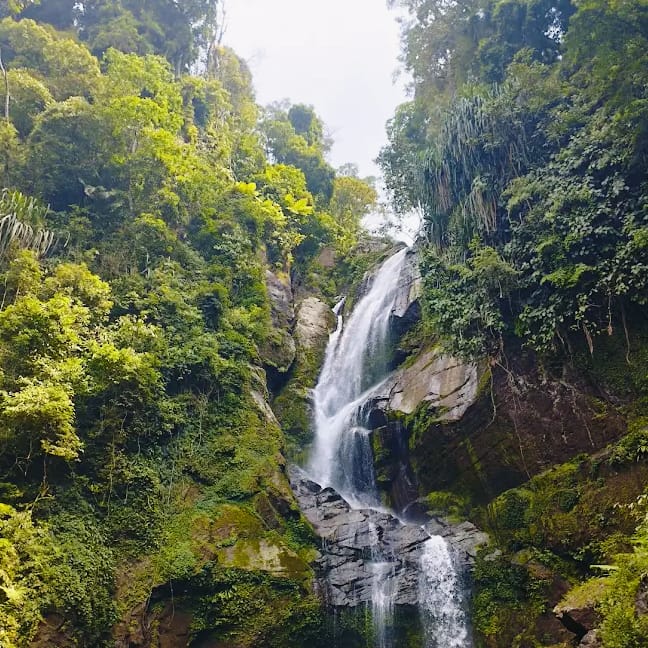 Pesona Air Terjun Lubuk Hitam, Spot Healing dengan Air Sebening Kristal