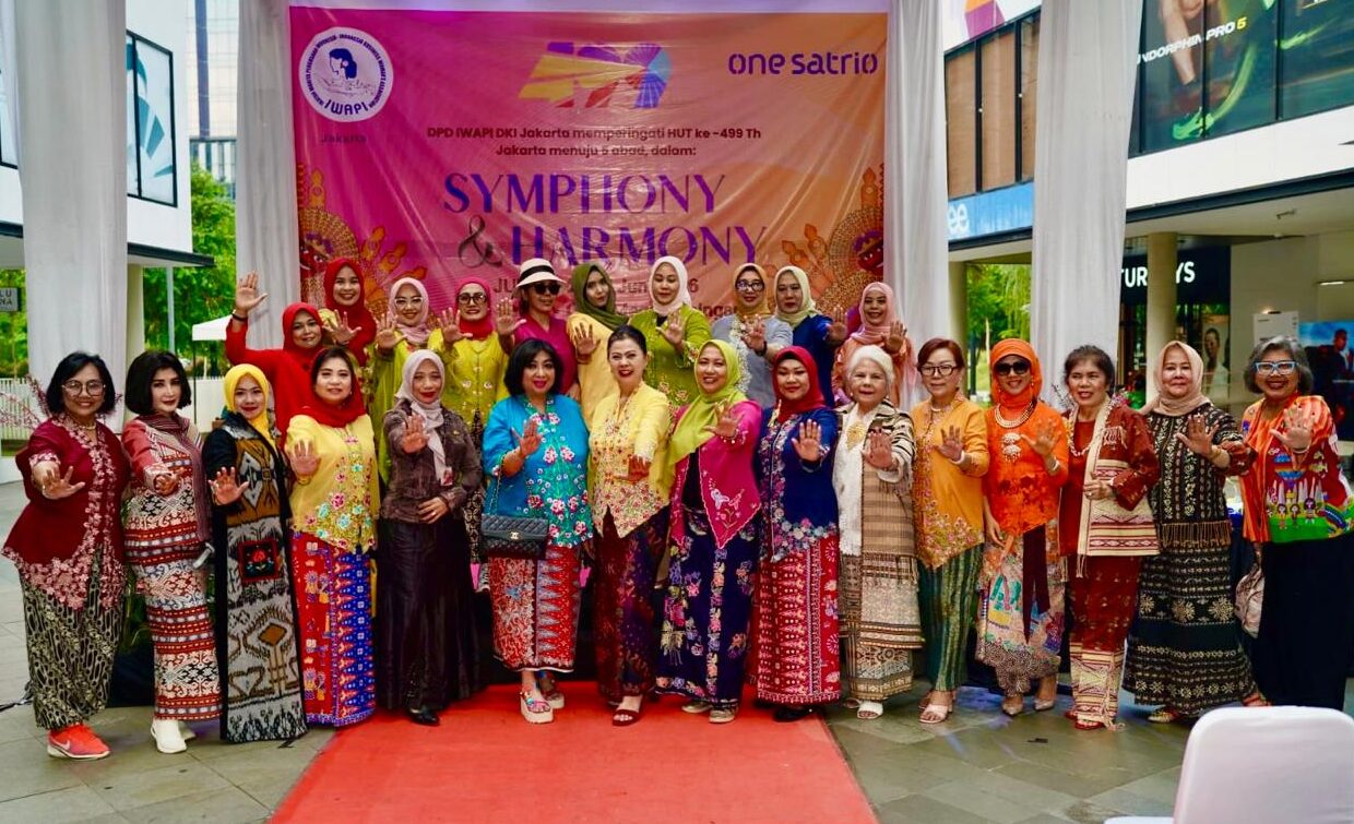 IWAPI DKI Jakarta Meriahkan HUT Jakarta ke-499 Lewat Symphony & Harmony Bazaar di One Satrio