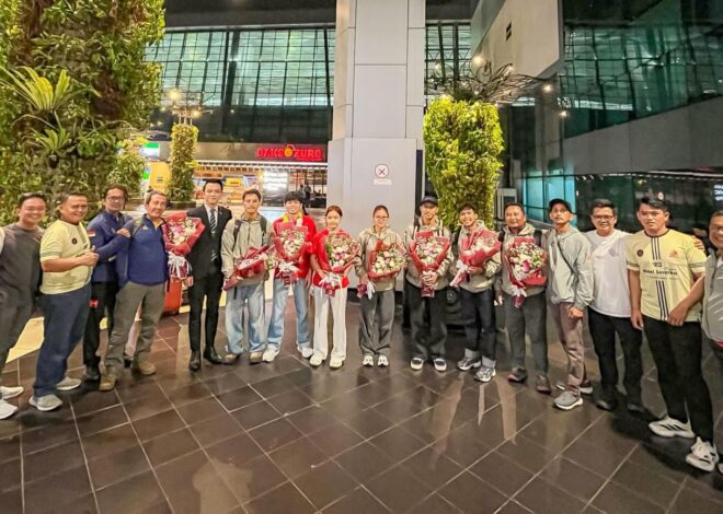 Hotel Santika Premiere Kota Harapan Indah Bekasi Sambut Hangat Juara Dunia Panjat Tebing Putra Tri Ramadani