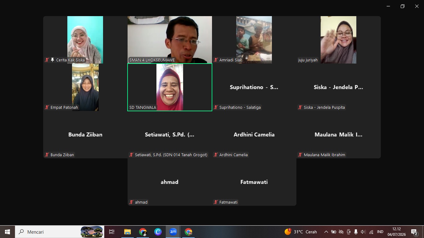 Webinar Nasional “Ketika Aksara Menjelma Karya” Sukses Digelar, Jendela Puspita Luncurkan Antologi Dengan Kata Kurekat Makna